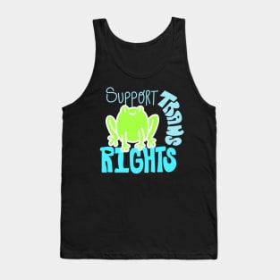 Support Trans Rights Froggie Tank Top